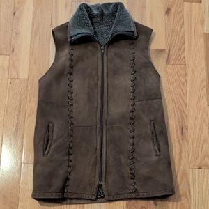 Vintage Real Shearling Vest